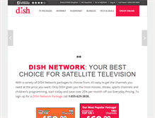 Tablet Screenshot of dishpromotions.com